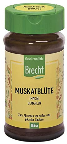 Brecht Muskatblüte, gemahlen, Glas, 30g
