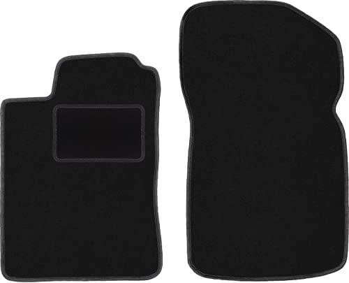 Wielganizator Automatte – Passend für Renault Megane I Cabrio, Coupé 1995-2002 – Velours – Autozubehör - Auto Fußmatten – Fußmatte Auto – 2-teilig - schwarz