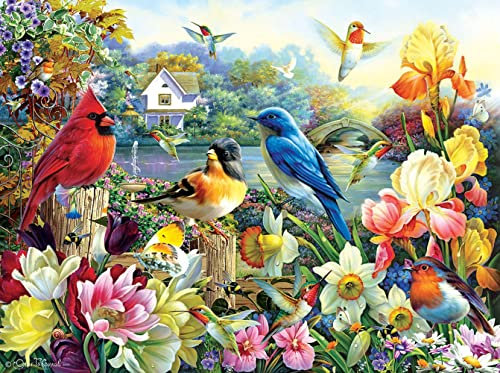 SUNSOUT INC – Goldene Schwertlilien – 1000-teiliges Puzzle von Künstler: Oleg Gavrilov – Fertige Größe 50,8 x 68,6 cm – MPN# 61925