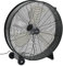 vidaXL Ventilador de Tambor Industrial, Máquina de Viento de Suelo, Ventilación Enfriamiento Secado, Ventilador de Refrigeración, Negro 77 cm 187,7 W