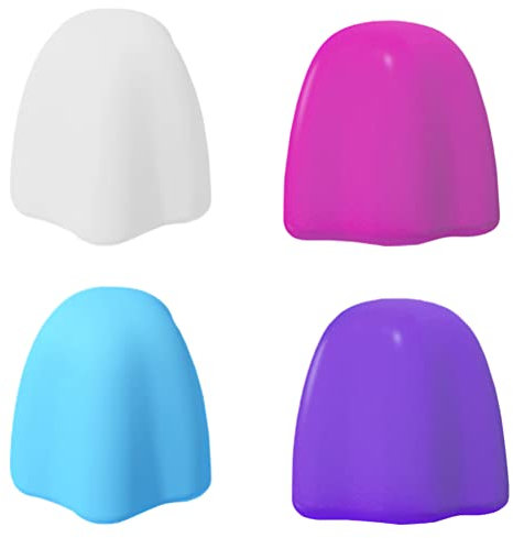 Healifty 4Pcs Kreative Zahnpasta Kappen Schließen Weiche Silikon- Zahnpasta- Spender NO& No Abfall Squeezer Cap für Kinder Erwachsene Zahnpasta Squeezer für Zuhause