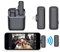 Wireless Tie Microphone, USB Microphone for iPhone/iPad, Mini Noise Cable with Charging Case for Video Recording, Tik Tok, Instagram, YouTube, Stream, Podcast, Interview (Single-iphone)