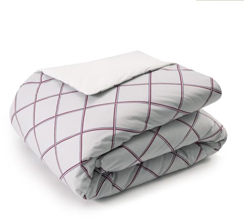 Tommy Hilfiger Bettwäsche-Garnitur Diamond Farbe Fog Größe 200x200+2x80x80