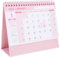 Baluue Tischkalender 2024 Sep. 2023 – Dez. 2024 Standkalender Monatlicher Agendaplaner Vertikaler Zeitplankalender für Das Heimbüro Rosa