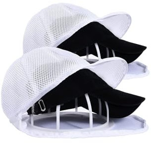 UruMax 2 Stück Cap Washer Für Baseballmützen | Basecap Waschgestell | Baseball Kappen/Cap Waschmaschinen Form | Anti-Verzerrungs Hut-Unterlegscheibe | Hutwaschschutz-Halter Für Erwachsene Und Kinder