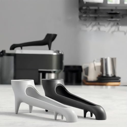 Coffee Machine Water Tank Funnel for Espresso Machine, Food Grade Silicone Funnel, for Coffee Machines Coffee Machine Water on the Back Tank (Dark Gray)