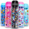 Fringoo Wasserflasche für die Schule, für Kinder, 650 ml, Trinkflasche mit Strohhalm und Tragegriff, 100% auslaufsicher, BPA-frei, Schulwasserflasche für Jungen, sehr langlebig