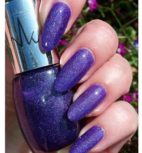 Classic Nail Polish Quick Drying Nail Varnish Long lasting No UV Need Natural Classic Nail Polish (176 - Purple Haze)