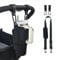 UXIETIN Stroller Cup Holder Compatible with Stanley,Stroller Cup Holder with Adjustable Strap and Pouch Taking Everywhere,Accessories for 30/40oz Stanley Cup