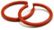 10 Stück roter O-Ring CS 1 1,5 2 2,4 3 3,5 4 5 mm Außendurchmesser 18–70 mm wasserdichte Unterlegscheibe Gummiisolierte Dichtung-58 x 54 x 2 mm