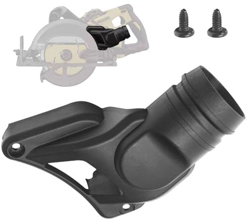 DCS577DC Dust Collection Adaptor for Dewalt 7-1/4 Worm Drive Style saw, Dust Collection Adaptor Fits 1-1/2-Inch Diameter hoses