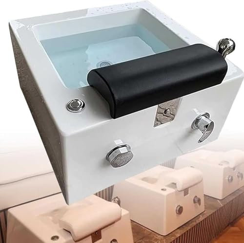 Fuß-Spa-Badewanne für Pediküre, tragbare Pediküre-Schüssel mit Pediküre-Werkzeug, Acryl-Pediküre-Stuhl-Shampoo-Spüle – Füße Spa Wanne, Fußbad Schüssel