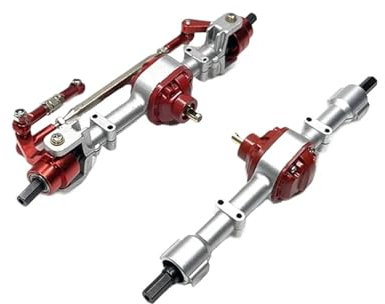 MGHGFYTAS RC-Achsen-Komplettset Kompatibel Mit MN-78 Metall-Vorder- Und Hinterachse Mit 3 Mm Bis 4 Mm Wellenhülse, 1/12 RC-Car-Upgrade-Teile-Zubehör