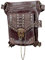 Mittelalter Gürteltasche, Vintage Leder Steampunk Hüfttasche Hüfttasche Beintasche Steampunk Tasche für Reisen Wandern Mädchen Damen Herren, braun, 24-27cm x 20cm x 18cm, Mittelalterliche Gürteltasche
