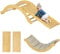 AIYAPLAY 4 in 1 Klettergerüst Set mit Rutsche, Kletterdreieck zum Rutschen und Klettern, Kletterspielzeug aus Holz, für Kinder 1,5-4 Jahre, Indoor, Naturholz