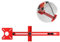 Vokowin Staffa per scanalatura di fresatura 4 in 1, per router metrico MM Router Circle Jig per strumento router, maschera multifunzionale regolabile per router per la lavorazione del legno Guida al