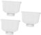 Angoily 3st Eimerabflussrohr Regenwasseranschluss Anschlüsse Dachrinnen-fallrohrschutz Conditioner Fallrohr-rinnenadapter Abtropfbrett Sieb Leistung Aquarium Kollektor Einziehbar Pvc Weiß