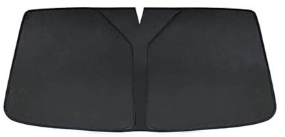 7ffeiLL Parasol para Parabrisas de Coche, para Audi A4 Avant 2015-2018, Visera Frontal Plegable, Mantiene el Vehículo Fresco y Bloquea Los Rayos UV,Black