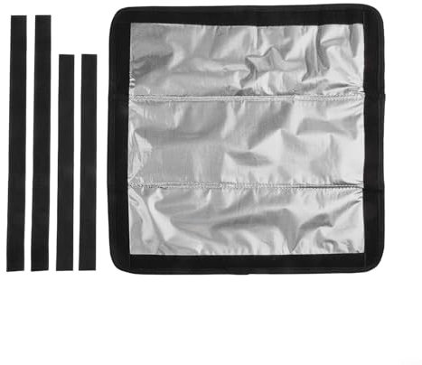 Zilimontt Housse de protection solaire pour grille d'aération de toit de camping-car, bouclier thermique isolé multicouche, avec sac de rangement, abat-jour occultant en tissu Oxford, pour camping-car