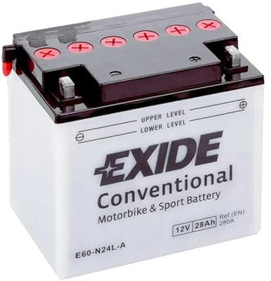 EXIDE BIKE Batteria E60-N24L-A Y60-N24L-A 12v 28ah 280A