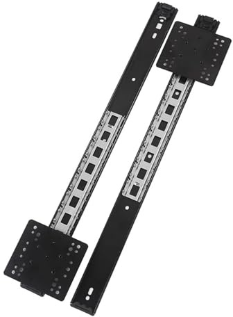 Pocket Door Slides, Heavy Duty Sliding Track for Hidden Doors, Soft Close Extension Runners for Cabinets and Drawers