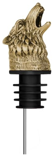 Whiskey Pourer Spouts - Liquor Bottle Pourer, Stainless Steel Wine Diffuser, Precision Control Spout for Smooth | Aerator Accessory for Bar Home Kitchen Use | Drink Pouring Tool Gift for Men Boyf