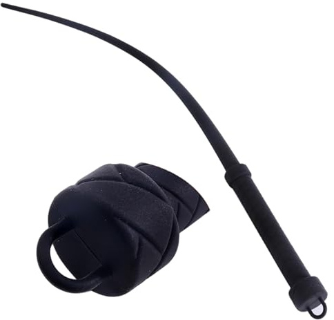 Whyzsjnclg Fouet pour Cheval, cravache en Silicone de 24 Pouces de Long, léger et Confortable avec poignée antidérapante, équitation Portable pour l'entraînement, fouets