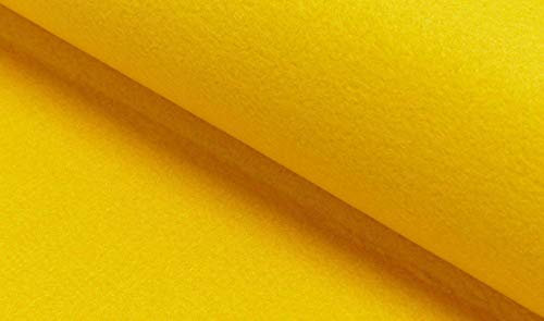 Fabrics-City GELB BASTELFILZ Filz Stoff 100CM~4MM~ FILZSTOFF Stoffe, 4219