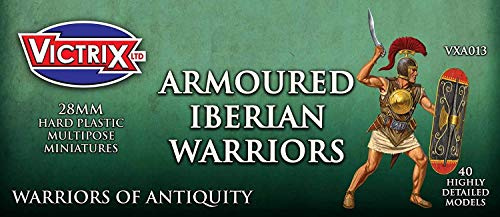 Victrix VXA013 - Ancient Iberian Armoured Warriors - 40 Figure Set - 28mm Plastic Miniatures - Warrior of Antiquity