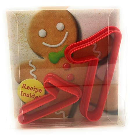 1 One Digit Number Shaped Cookie Cutter Set of 2, Biscuit, Pastry, Fondant Clay Cutter