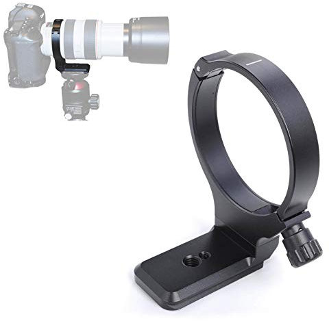 iShoot Anello di montaggio per treppiede Collare per obiettivo compatibile con Canon EF 28-300mm f/3.5-5.6L IS USM & EF 70-300mm f/4-5.6L IS USM, Porta Staffa Supporto Arca Fit Piastra Sgancio Rapido