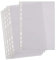 SUMMIT Punched Pockets, Clear A4 Plastic Sleeves, Reinforced Spine, Multi-Hole for Ring Binders, Pack of 200