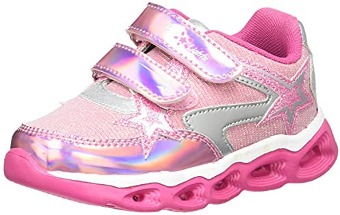Chicco, Scarpe con Luci, Sneaker Bambina, con Comoda Chiusura con Doppio Strappo, Comode, Flessibili e Traspiranti, Ideali per Primavera, Autunno e Inverno, Scarpe Bambina, Designed in Italy
