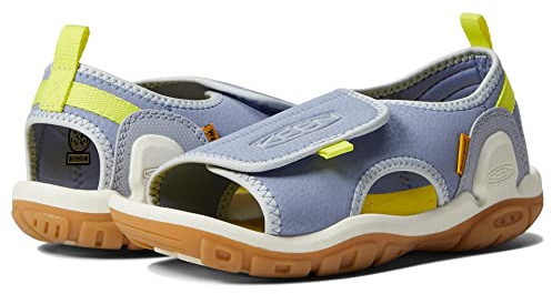 KEEN Knotch River Sandalen mit offener Zehenpartie, Unisex-Kinder, Heather/Evening Primrose, 36 EU