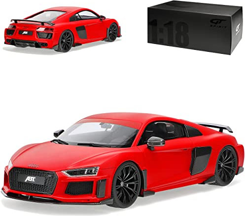 GT Spirit A*U*D*I R8 4S ABT Coupe Rot 2. Generation Ab 2015 Nr 282 1/18 Modell Auto mit individiuellem Wunschkennzeichen