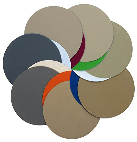 35 Pièces 125mm Disques de Ponçage Papier Abrasifs 2000/2500/3000/4000/5000/7000/10000 Grain pour Poncer/Polir/Dérouiller pour Ponceuse Excentrique