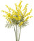 Lot de 4 Fleurs artificielles Jaunes de 42 cm en Acacia Mimosa en Spray - Branches artificielles réalistes pour Maison, Mariage, Arrangement Floral, décoration