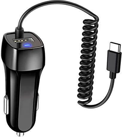 Unbreakable Car charger for Andriod- Rapid Charging, Compact & Durable, Car Charger USB C, Superfast, Compatible with Samsung S8 S9 S10+ S20+ S22
