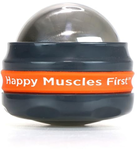 Knotty Tiger Ice Cold Massage Roller Ball - Kältetherapie & Tiefengewebe-Massagewerkzeug für Muskelerholung, Entzündungslinderung & Triggerpunktfreigabe, Handroller für Sportler & Physiotherapie