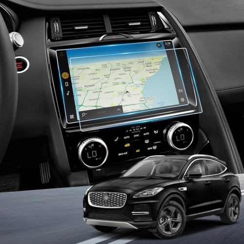 YEE PIN 2 Stücke 11,4-zoll kompatibel mit Jaguar E-Pace 2022-2025 2026 Schutzfolie GPS Nano-Film Transparent Displayschutzfolie Navi Folie Schutz Kratzfest