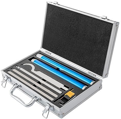 Kaichenyt Drechseleisen Set, Hartmetallbestückter Holzdrehwerkzeugsatz mit Hartmetall-Schneidplatten Drechselwerkzeug-Satz für Holz