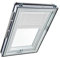 Original Roto Jalousette ZJA für Roto Dachfenster - Führungsschiene Weiß - Jalousie für Baureihe Designo R6/R8, i8 und Classic K 64/84 - Größe 114/140 | 11/14 - Stofffarbe Weiß