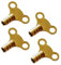 PNJB Radiator Key, Clock Type Solid Brass Key, Key for Bleeding and Air Vent, Radiator Valve, Easy Grip, Sturdy and Durable Design, Venting Air Valve (4 Pcs)