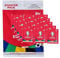 Generisch Topps UEFA EURO 2024 Sticker Kollektion (SWISS VERSION) Rote Sticker Variante – 1x Starterpack + 15x Stickertüten