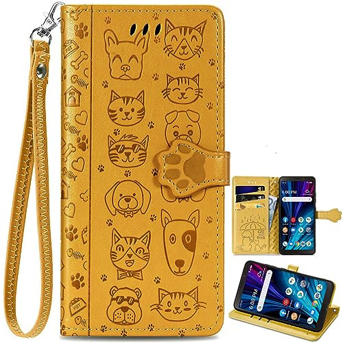 BAILI Animali Cover per Honor 90 Smart, Chiusura Magnetica Custodia per Honor 90 Smart, Adorabile Cane Gatto Case Antiurto per Honor 90 Smart-007