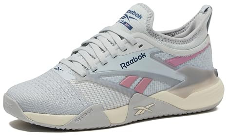 Reebok Women's Nano Court Womens Tennis Shoes, Pickleball Shoes for Women, Moon/Vintage Chalk/Dusty Rose, 40 EU