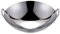 Grand wok professionnel non revêtu avec poignée en acier pour une cuisson polyvalente 60 cm