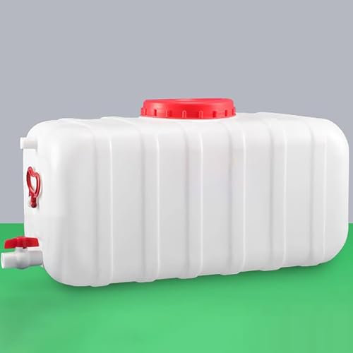 ZHJLF Réservoir Eau Réservoir d'eau en Plastique De Camping Car Extérieur Bidon d'eau Alimentaire avec Robinet en Grande Capacité Plastique(Size:50L/13.2gallon)