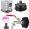 IBC Schlauchanschluss Adapter, s60x6 Grobgewinde Zu 3/4,Wassertank 1000l, IBC Tank Wasserhahn, IBC Container Zubehör Auslaufhahn