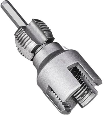 SVCEQZE Rohrgewindeschneider, Pipe Threader Kit, Rohreinfädler, Wasserrohr Innengewinde Öffner, Pipe Thread Maker Tool, Doppelkopf-Design, Wiederverwendbares Power -Bohrerfäden -Werkzeug